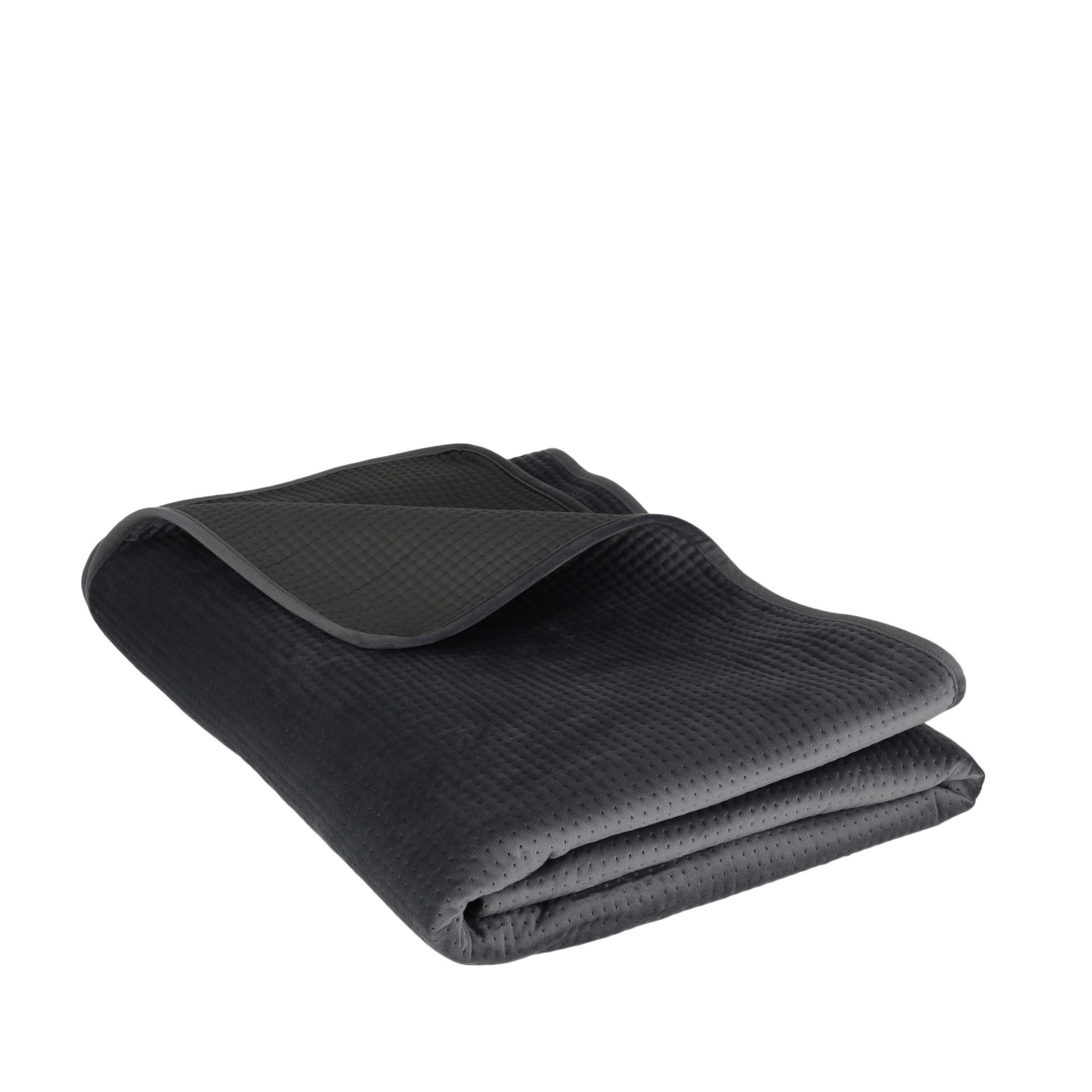 TAGESDECKE Pontoso - Dunkelgrau, Textil (200/220cm) - home&you