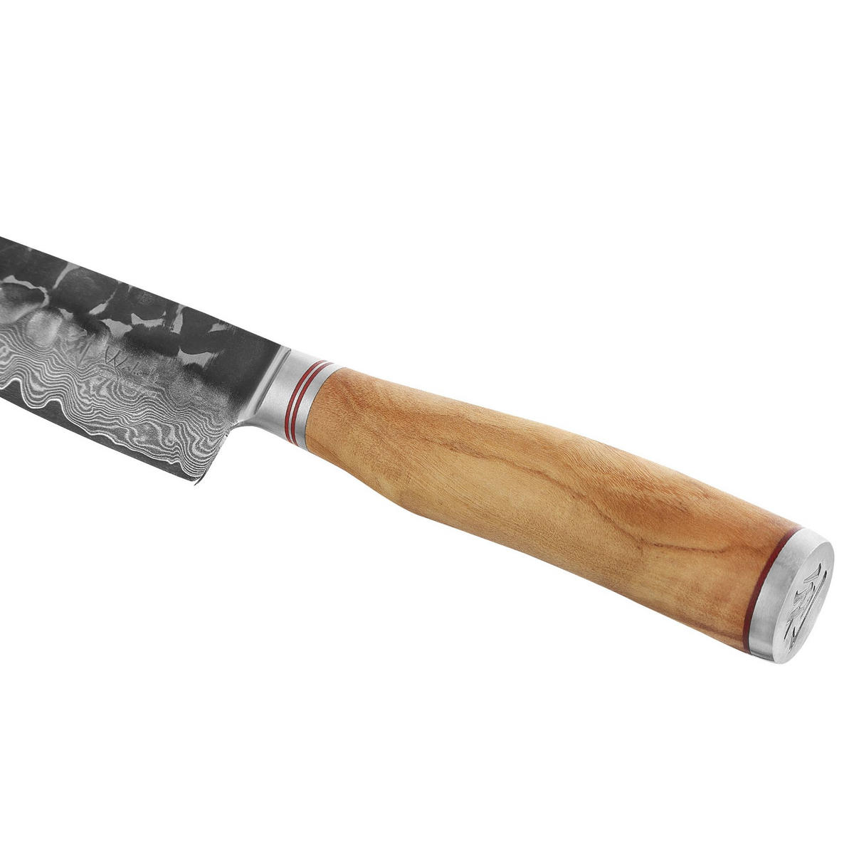 SANTOKUMESSER 13 cm - Braun, Holz/Metall (24cm) - Wakoli