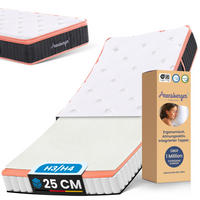 TASCHENFEDERKERN Matratze Kupfer, 180x200cm - Weiß, Textil (180/200cm) - Arensberger