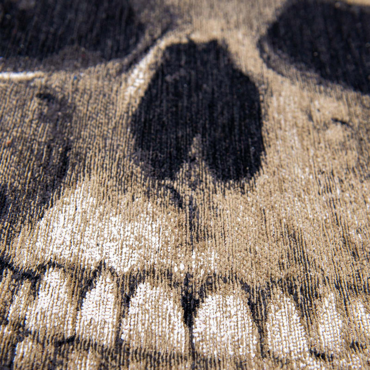 TEPPICH Funny Bones Pop 240/240 cm - Schwarz, Textil (240/240cm) - Louis De Poortere