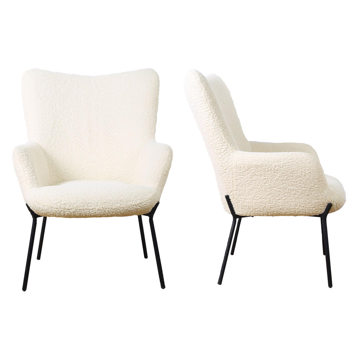 SESSEL Eira Beige - Beige, Textil (72/98/79cm) - Happy Garden