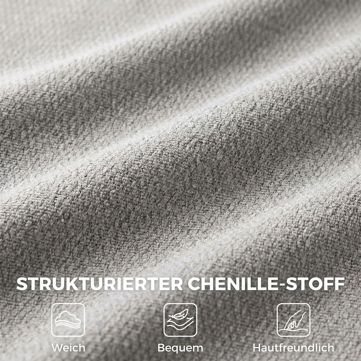 SESSEL Grau 71.0/88.0/104.0cm - Grau, Textil (88/104/71cm)