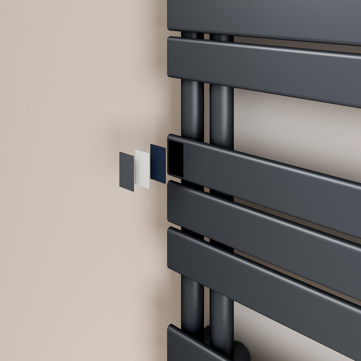 RADIJATOR vodeni antracit 104,1/50/5,9 cm - antracit, metal (50/104.1/5.9cm) - EMKE