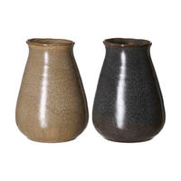 VASEN-SET Vigo braun-blau 18,5 cm 2er Set - Blau/Braun, Keramik (18.5cm) - Ritzenhoff Breker