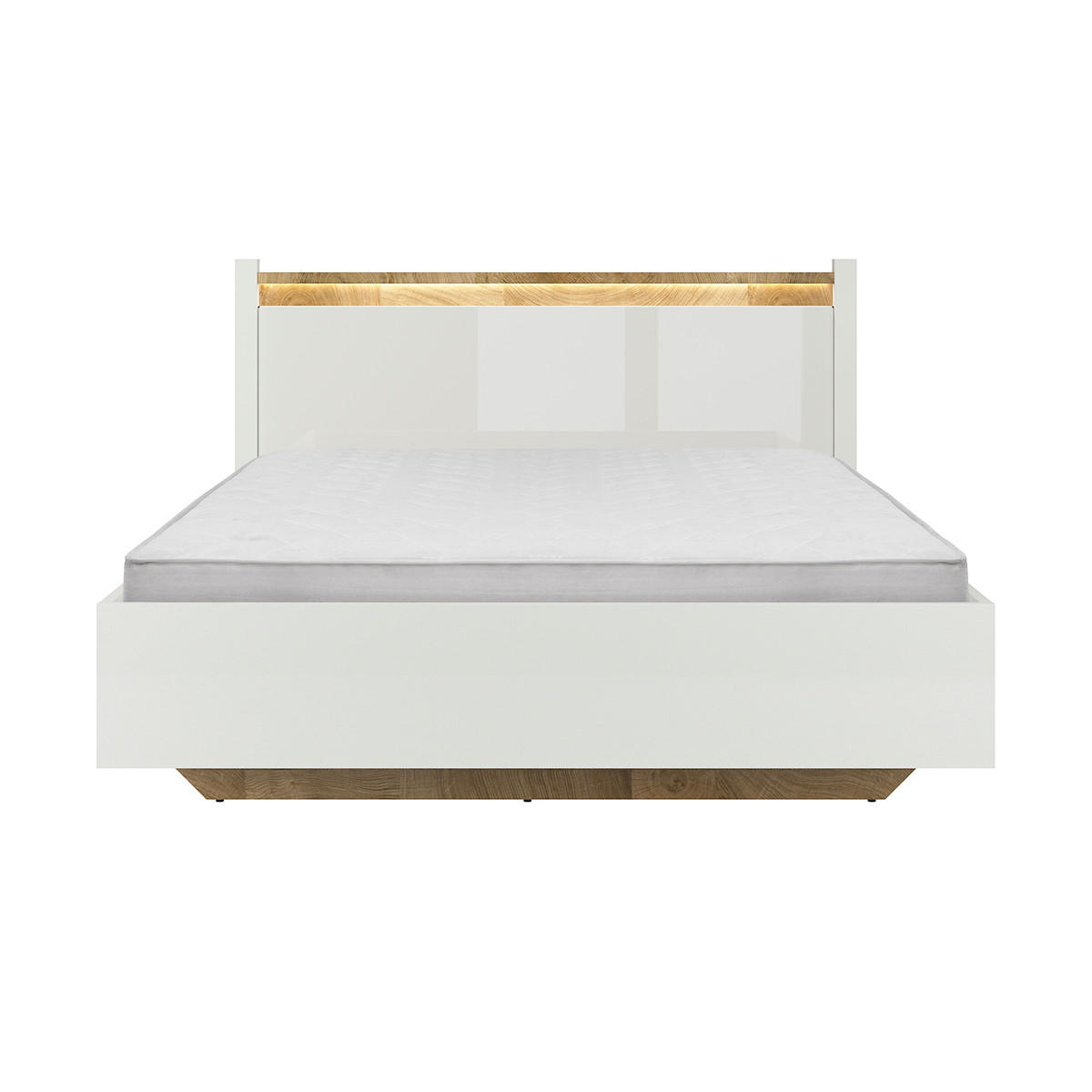 BOXSPRING POSTEL 140/200 Helios Bílá - bílá, kompozitní dřevo (140/200cm) - Petits-meubles