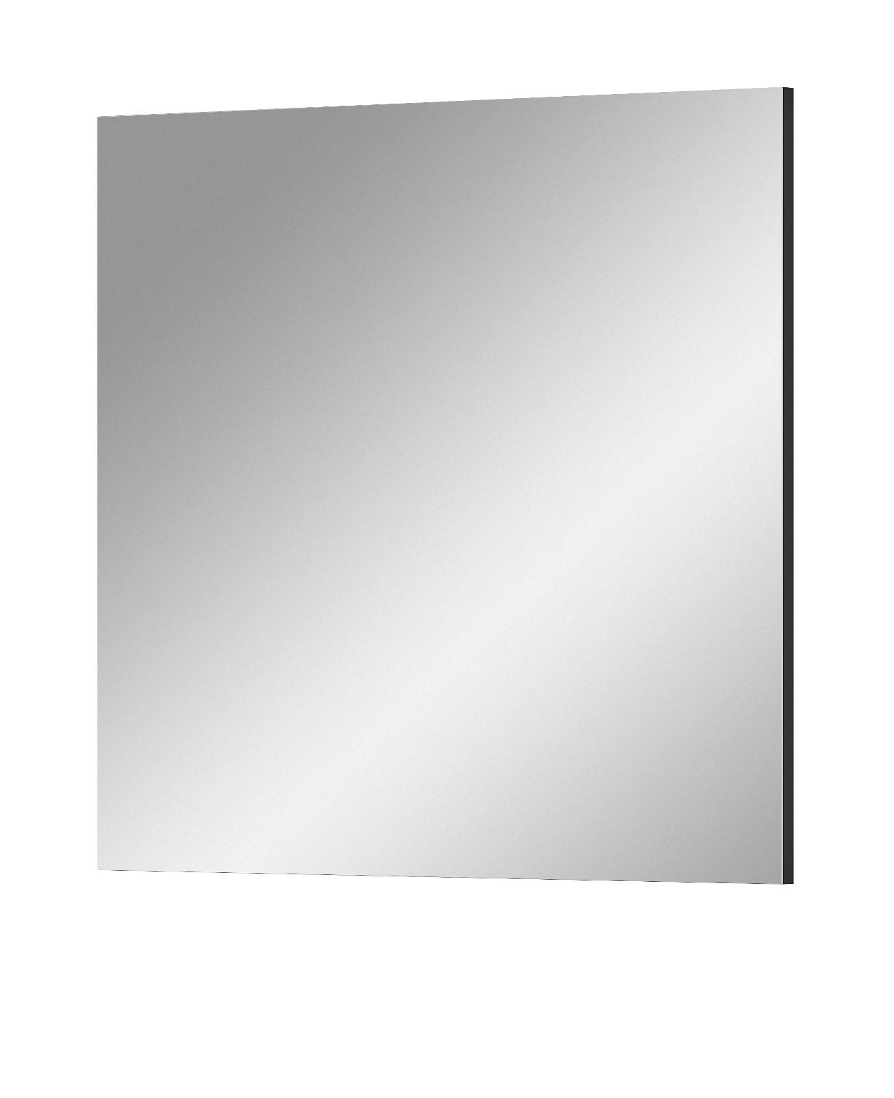 GARDEROBENSPIEGEL grau, Wandspiegel 80 x 73 cm - Grau, Glas/Holzwerkstoff (80/73/2cm) - Inn.Furn