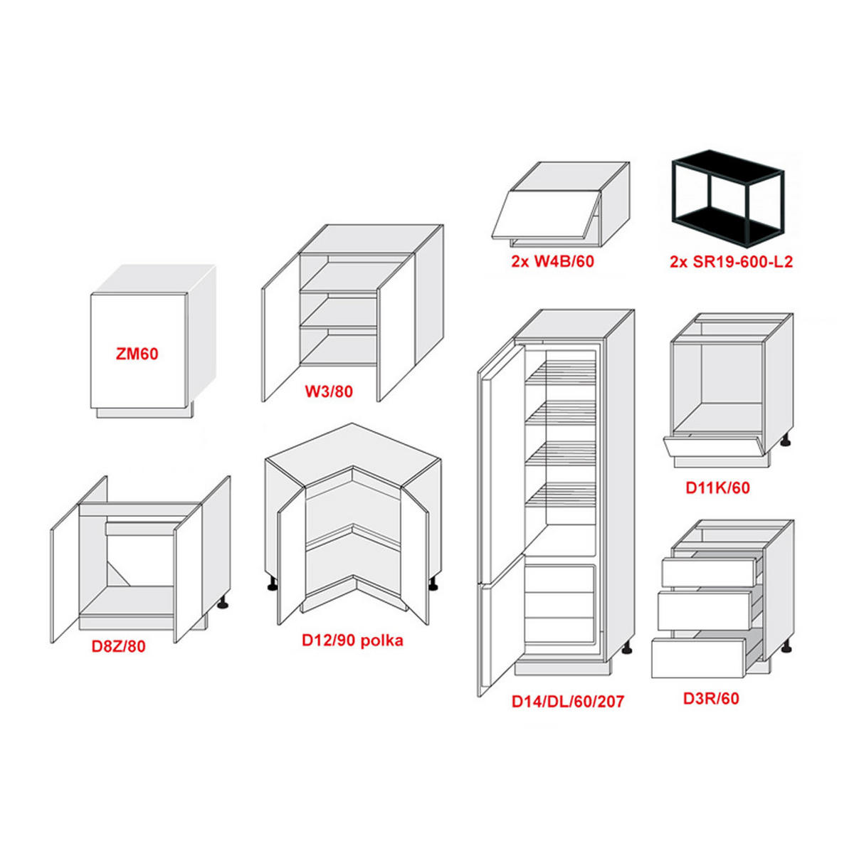 WINKELKÜCHE Essen lava matt / schwarz Hochglanz & Matt ; Arbeitsplatte Eiche Sonoma 290 / 210 / 207cm 11-teilig - Schwarz Hochglanz/Braun, Holzwerkstoff/Metall (290/207/214cm) - Feldmann-Wohnen
