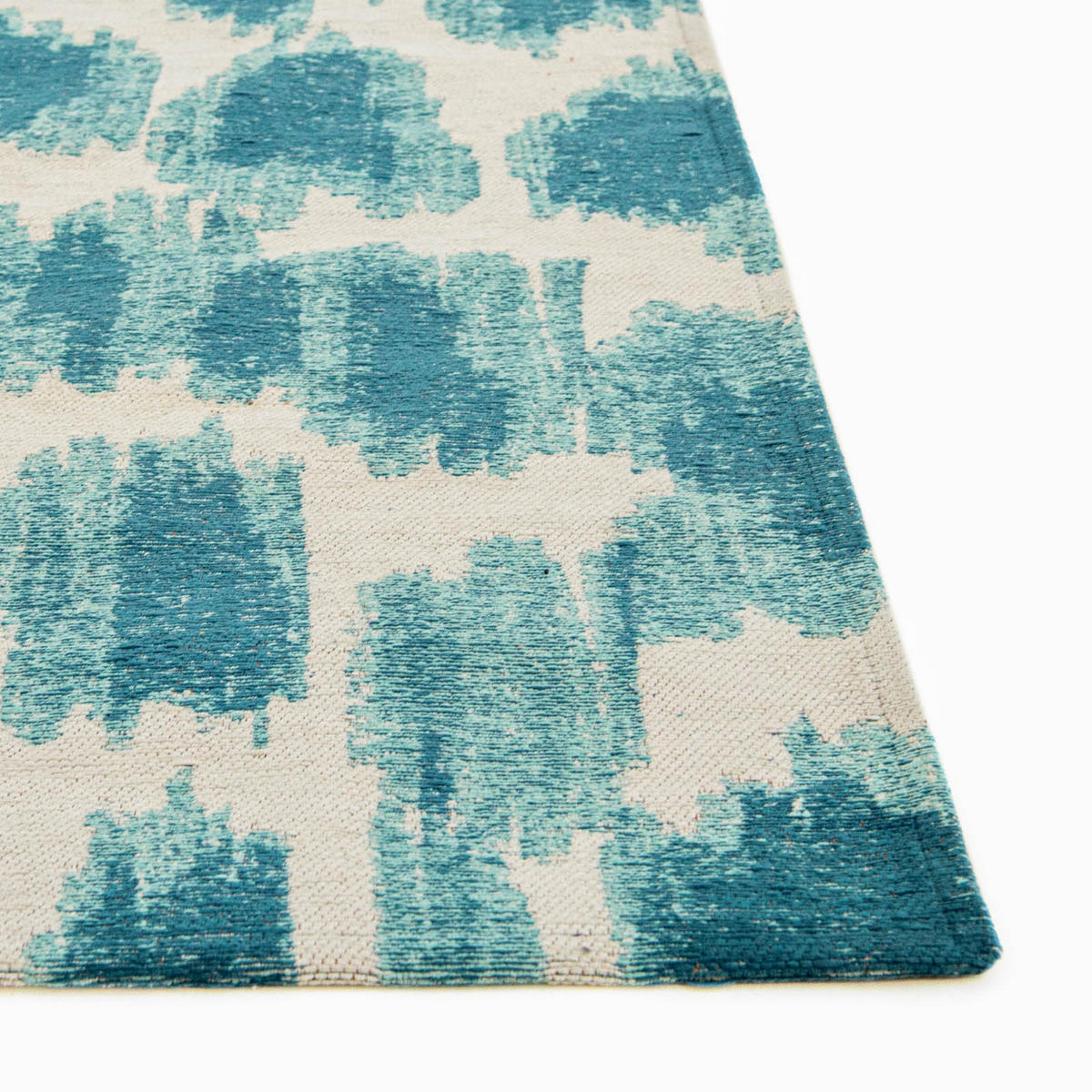 TEPPICH Summer Blue Lola&Moi 140/200 cm - Blau, Kunststoff/Textil (140/200cm) - Lola&Moi