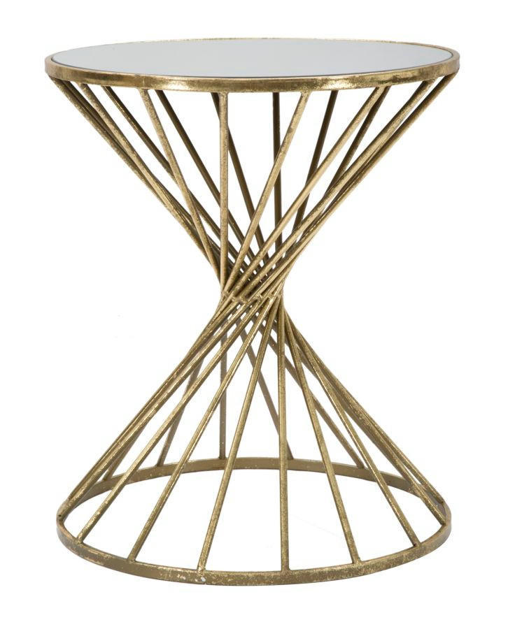 Mauro Ferretti Beistelltisch Gold 42x50x42 cm