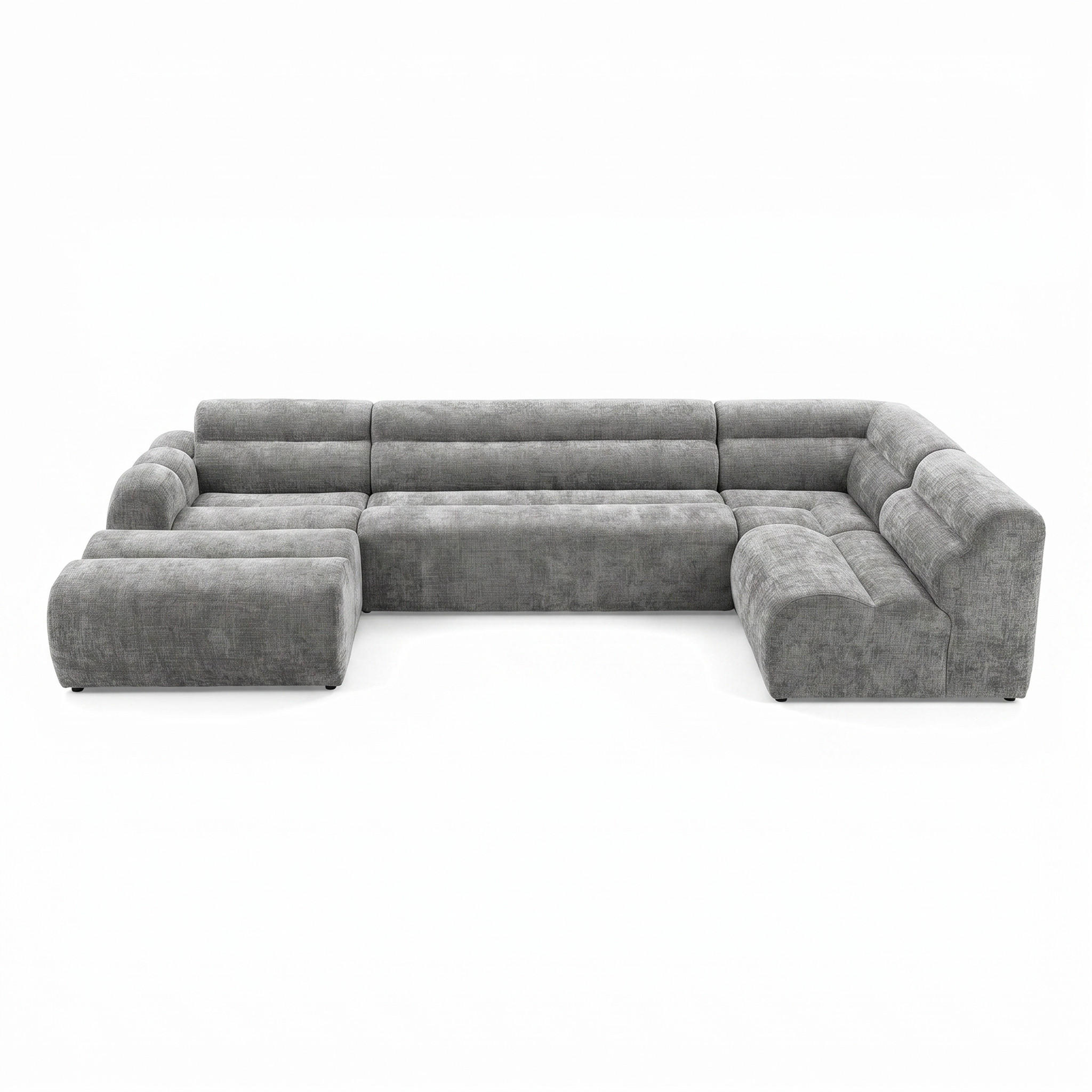 Muffo 6-Sitzer Grau 175x75x368 cm