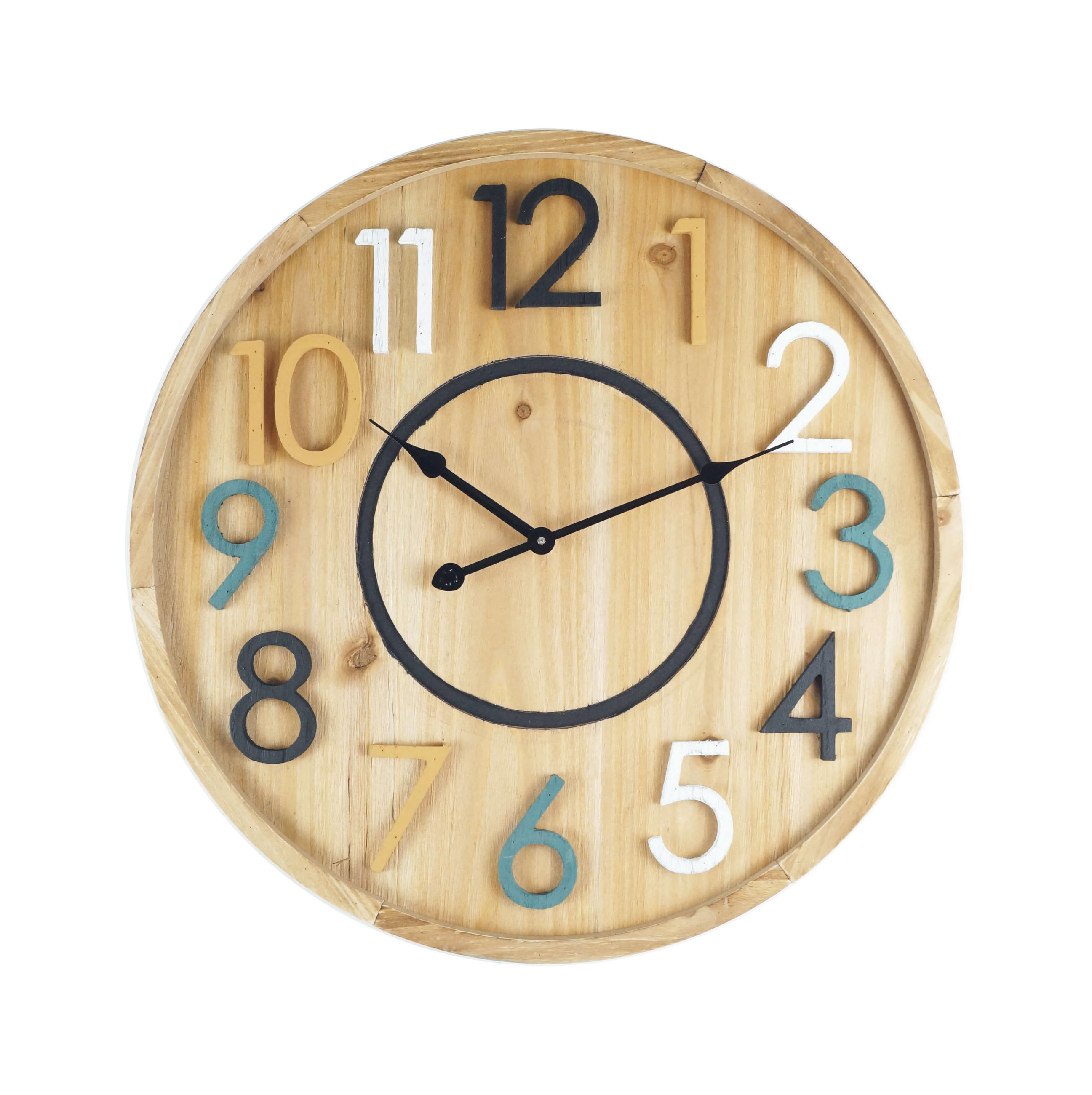 WANDUHR Braun 5/50/50 cm - Braun, Holzwerkstoff (5/50/50cm) - Mobili Rebecca