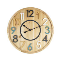 WANDUHR Braun 5/50/50 cm - Braun, Holzwerkstoff (5/50/50cm) - Mobili Rebecca