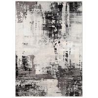 WEBTEPPICH Grace Silber - Silberfarben, Textil (80/150cm) - Kukoon Rugs