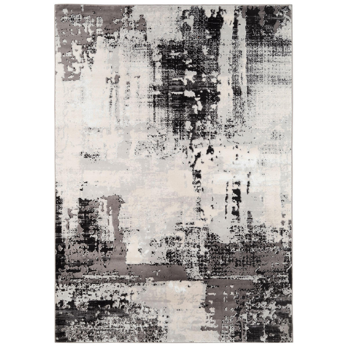 WEBTEPPICH Grace Silber - Silberfarben, Textil (80/150cm) - Kukoon Rugs