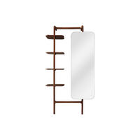 GARDEROBE & Kleiderständer - 104 cm x 26.5 cm - Holz, Platte - Naturfarben Dunkel ZORVINA - Naturfarben, Holz (104/189/26.5cm) - Vente-Unique