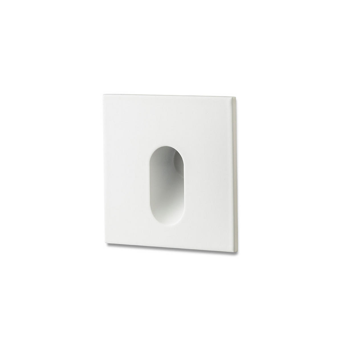 EINBAULEUCHTE MEMPHIS SQ Wand Weiß 3 W - Weiß, Metall (9/9/12cm) - Rendl