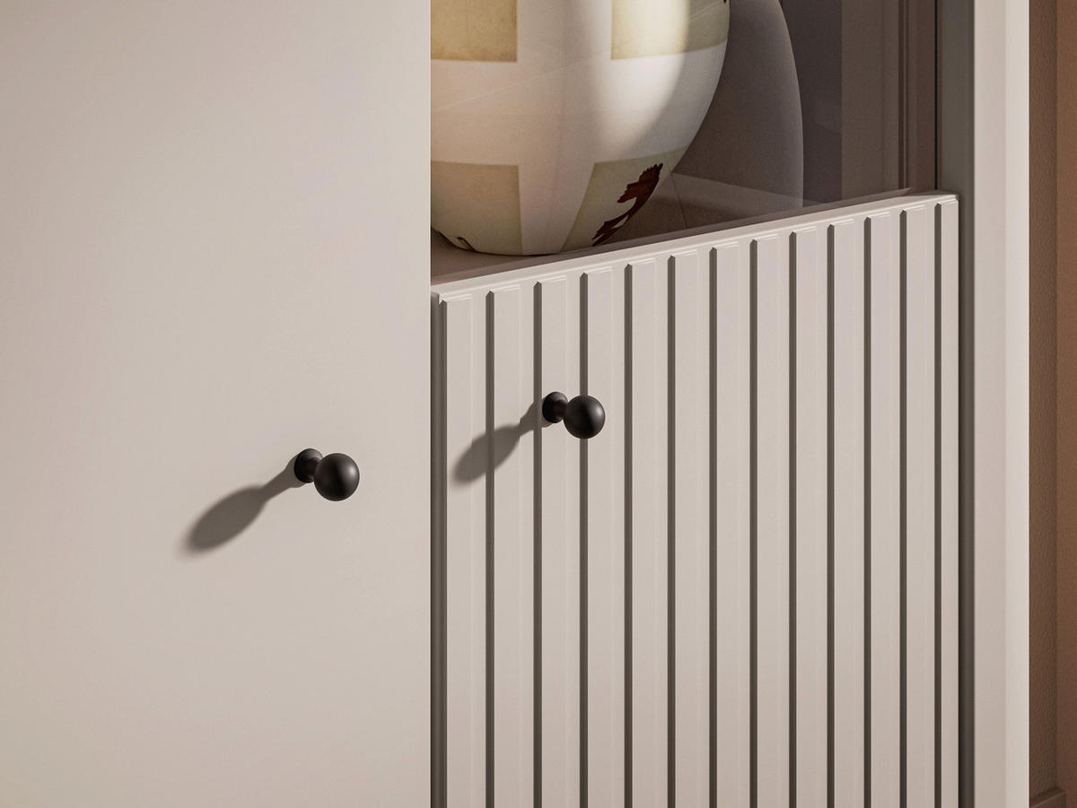 VITRINE – SOLO 04 – 92 cm – Solo – Kaschmir - Kaschmir, Holzwerkstoff (92/150/40cm) - hi-markt
