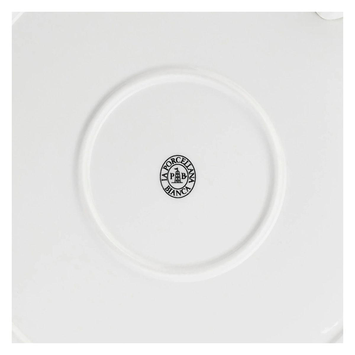 KUCHENPLATTE/ Tortenplatte "Alzatina Mele" Fattoria 22 cm - Weiß, Keramik (22/7/22cm) - La Porcellana Bianca