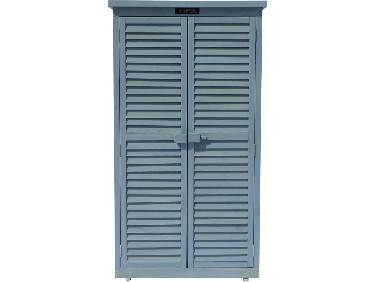 GARTENSCHRANK - GARTENTRUHE space Blau - Blau, Holz (38/148/87cm) - Habitat Garten