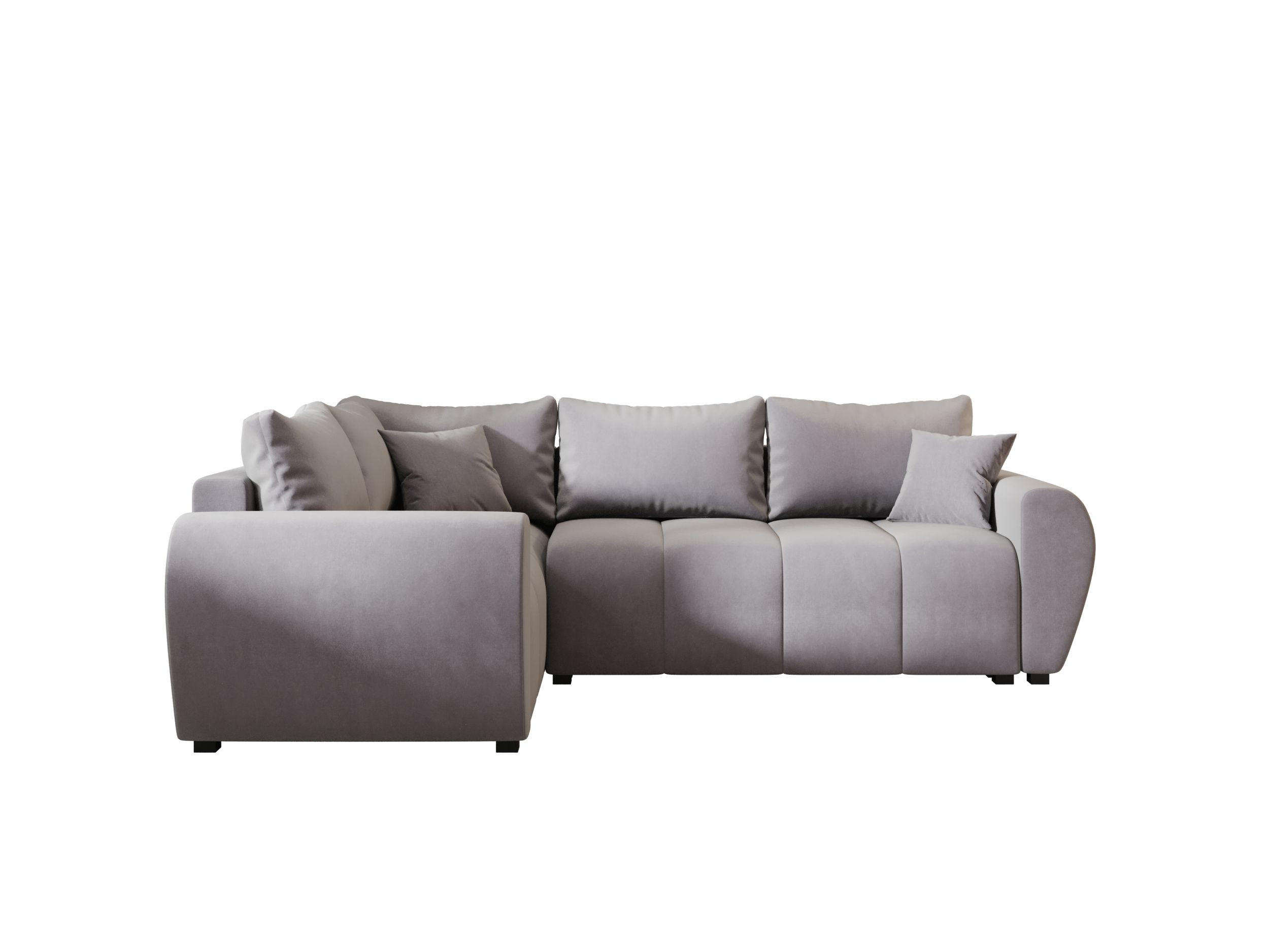 ECKSOFA MOLISA L PLUS Itaka 50 Links mit Schlaffunktion - Grau, Textil (235/175cm) - Bedante