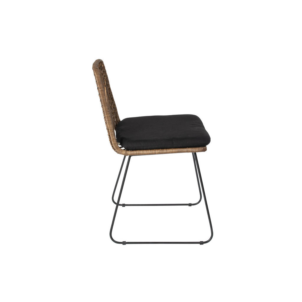 Thumbnail - SAM Esszimmerstuhl, Braun, Naturmaterialien, Echtholz,Rattan, Rechteckig,Rechteckig, 45x80x40 cm, Esszimmer, Stühle, Ess...