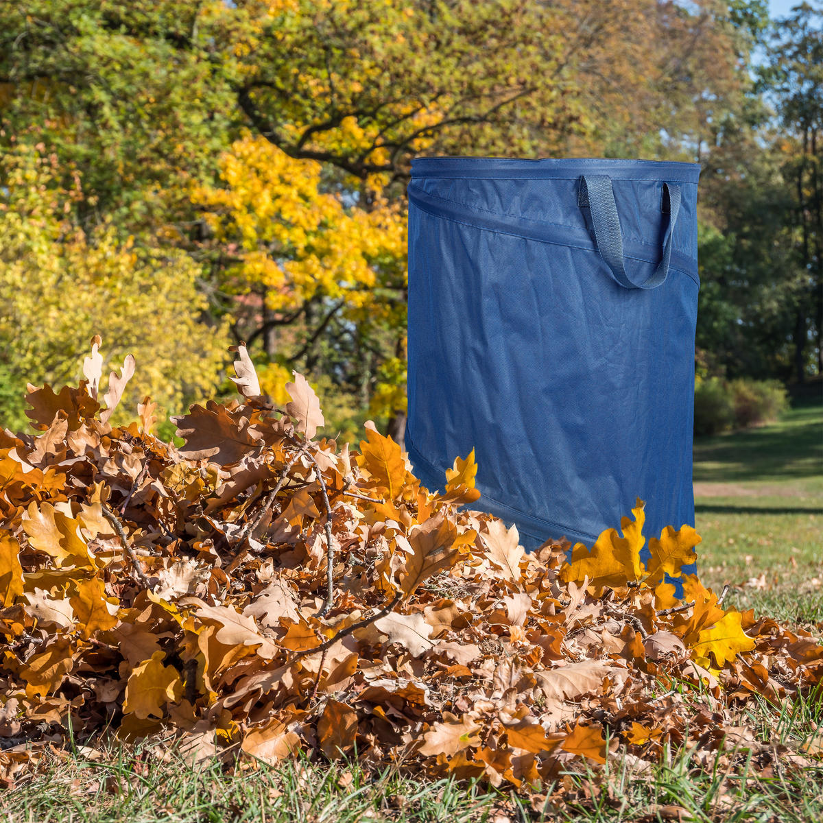 2XLAUBSACK - Blau, Kunststoff/Textil (45/72/45cm) - Relaxdays