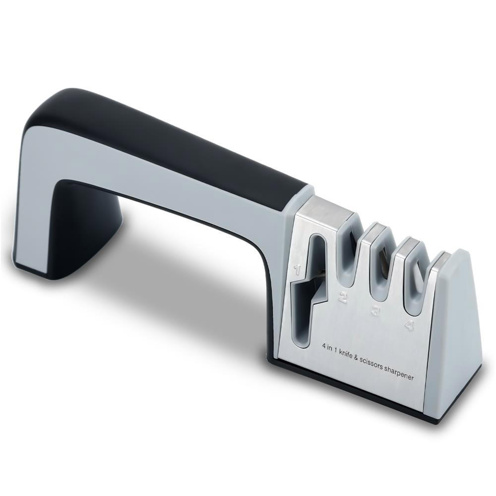 MESSERSCHÄRFER Keramik - Schwarz, Metall - Intirilife