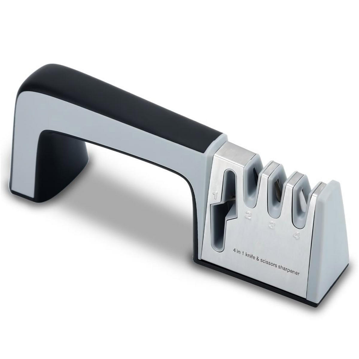MESSERSCHÄRFER Keramik - Schwarz, Metall - Intirilife