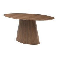 TISCH ohne Ausziehfunktion - 6 -Sitzer - MDF - naturfarben dunkel - ANTELADA - Braun, Holz (90/160/76.5cm) - Vente-Unique