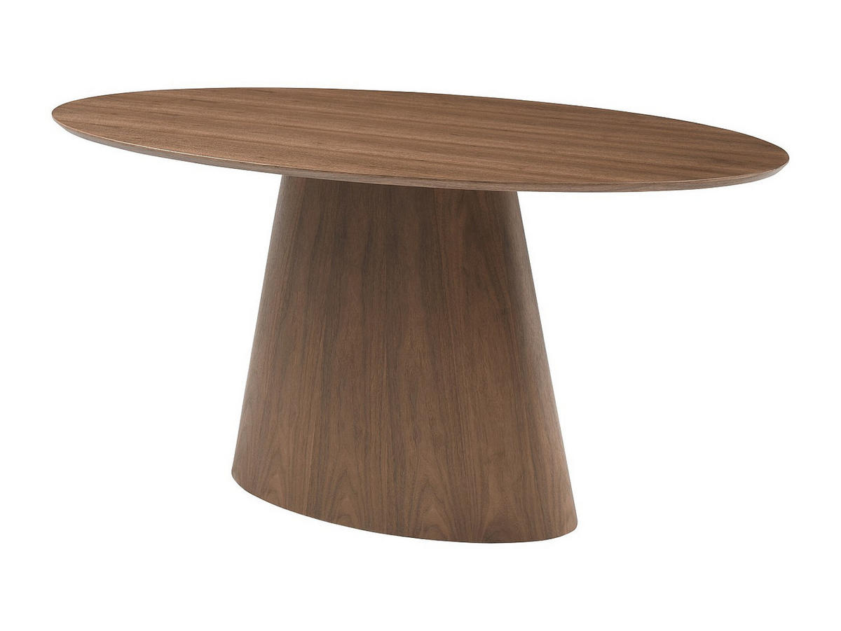 TISCH ohne Ausziehfunktion - 6 -Sitzer - MDF - naturfarben dunkel - ANTELADA - Braun, Holz (90/160/76.5cm) - Vente-Unique