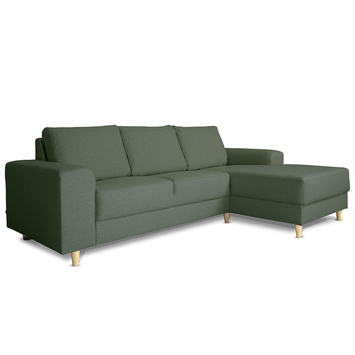 ECKSOFA grün - Grün, Textil (222/148cm) - ebuy24