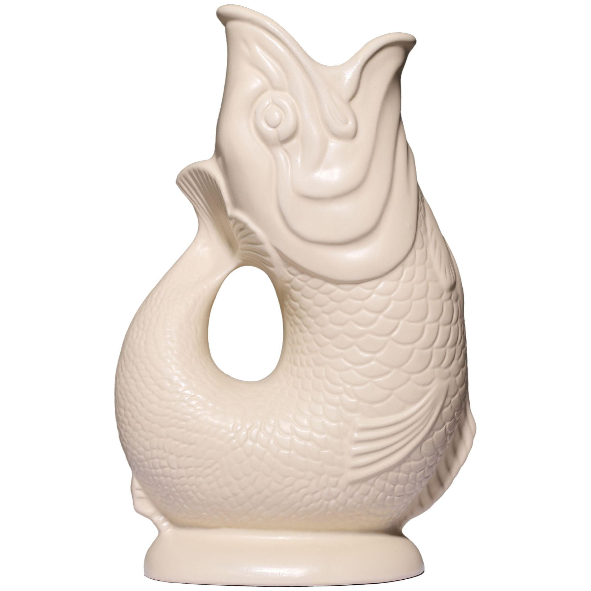 KARAFFE mit „Gluck-Gluck“-Geräusch 27,5/17/9,5 cm - Sandfarben, Keramik (1.2L) - Gluckigluck