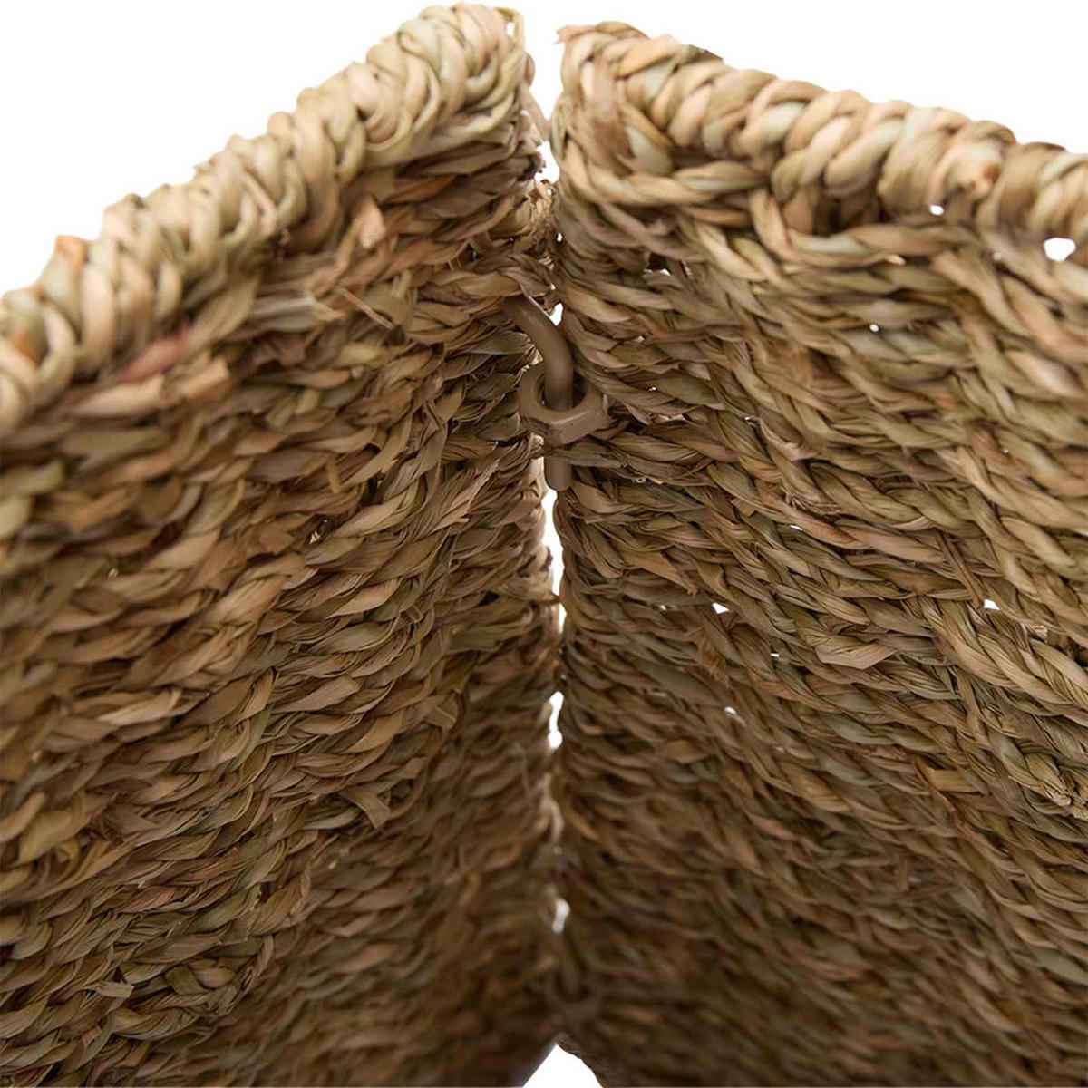 WEIHNACHTSBAUMKRAGEN 50/50/25 cm Braun Seegras - Braun, Naturmaterialien (50/25/50cm) - vidaXL