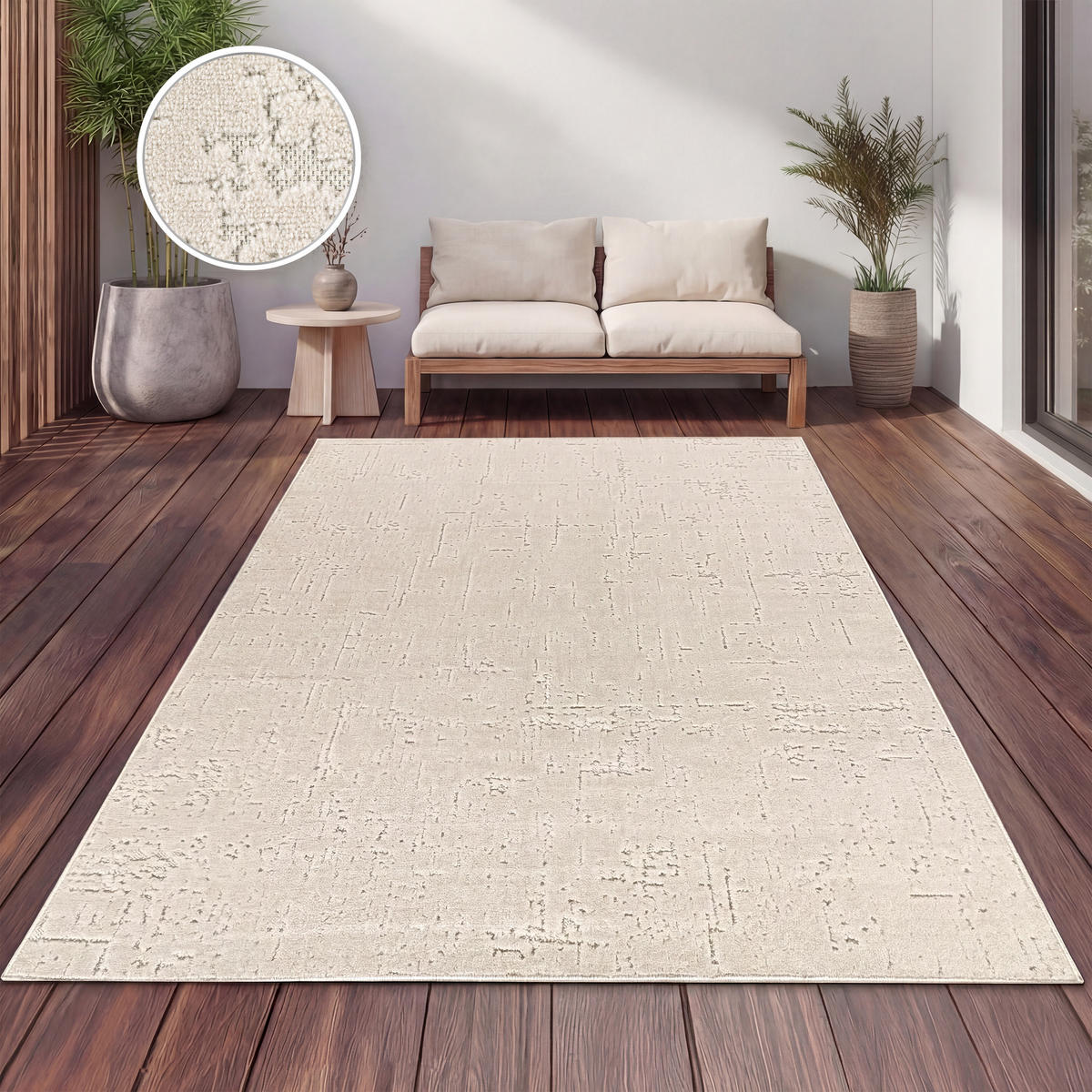 OUTDOORTEPPICH 240/340 cm Cotton 241 - Creme, Textil (240/340cm) - Paco Home
