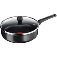 SCHMORPFANNE B30932 Invissia Schwarz 24cm - Schwarz, Keramik/Metall (24cm) - Tefal