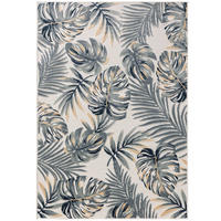 VNITŘNÍ a venkovní koberec Flora Vícebarevné 120x170 cm - krémová, plast/umělá hmota (120/170cm) - benuta