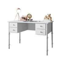 KINDERSCHREIBTISCH BABUSHKA, Weiß - Weiß, Holzwerkstoff (113/75/65cm)