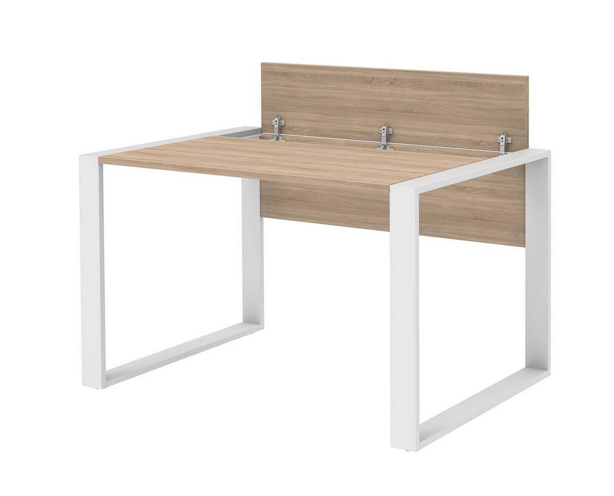 SCHREIBTISCH - 120x80cm - Sonoma Eiche - Sonoma Eiche, Holzwerkstoff (80/120/74cm)