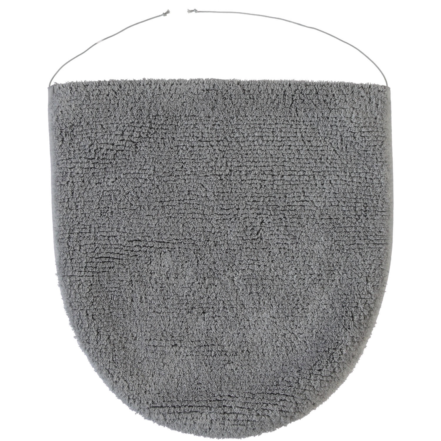 WC-DECKELBEZUG PRESTIGE KIESEL - 85 - Grau, Textil (45/50cm) - Rhomtuft