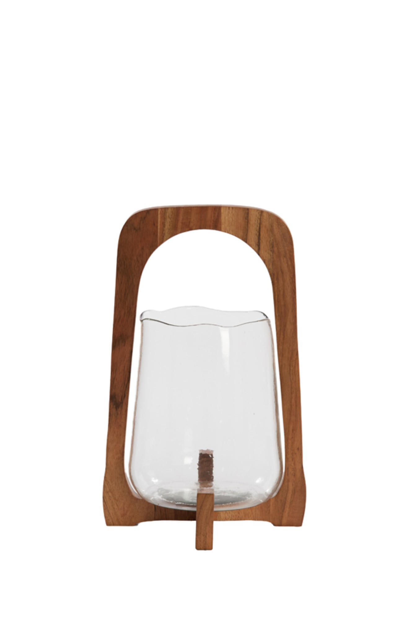 WINDLICHT Anosy Braun Ø21,5/35 cm - Hellbraun, Holz (21.5/35/21.5cm) - Light & Living