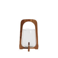 WINDLICHT Anosy Braun Ø21,5/35 cm - Hellbraun, Holz (21.5/35/21.5cm) - Light & Living