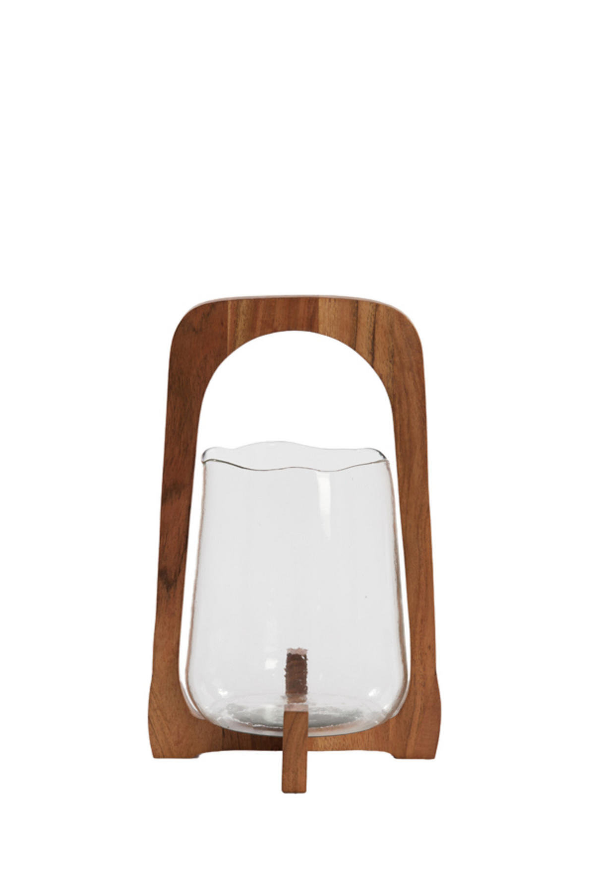 WINDLICHT Anosy Braun Ø21,5/35 cm - Hellbraun, Holz (21.5/35/21.5cm) - Light & Living