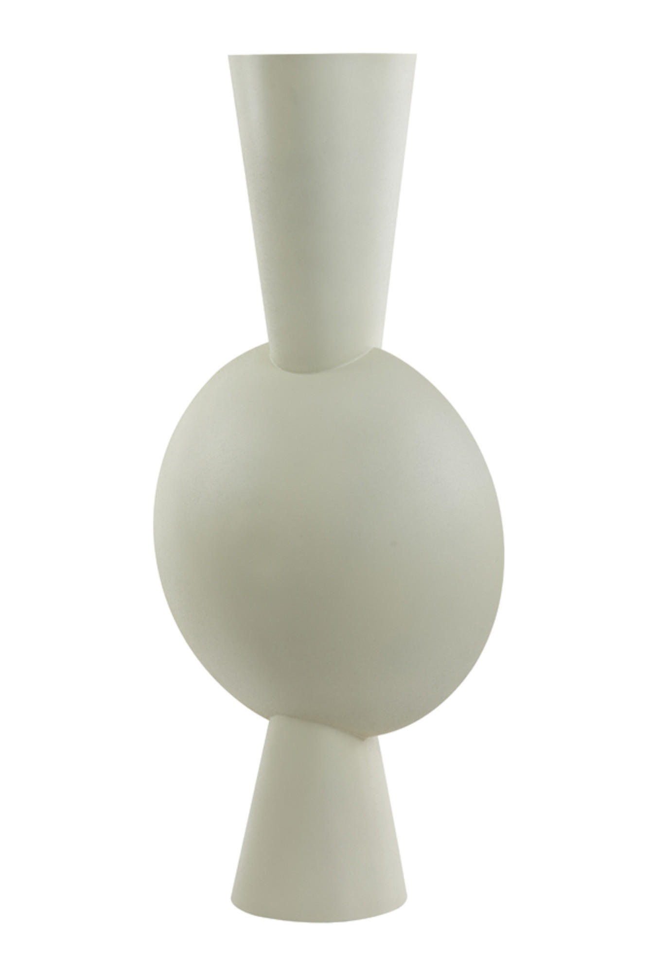 VASE Kavandu Grau 47/26/100 cm - Grau, Metall (98.5cm) - Light & Living