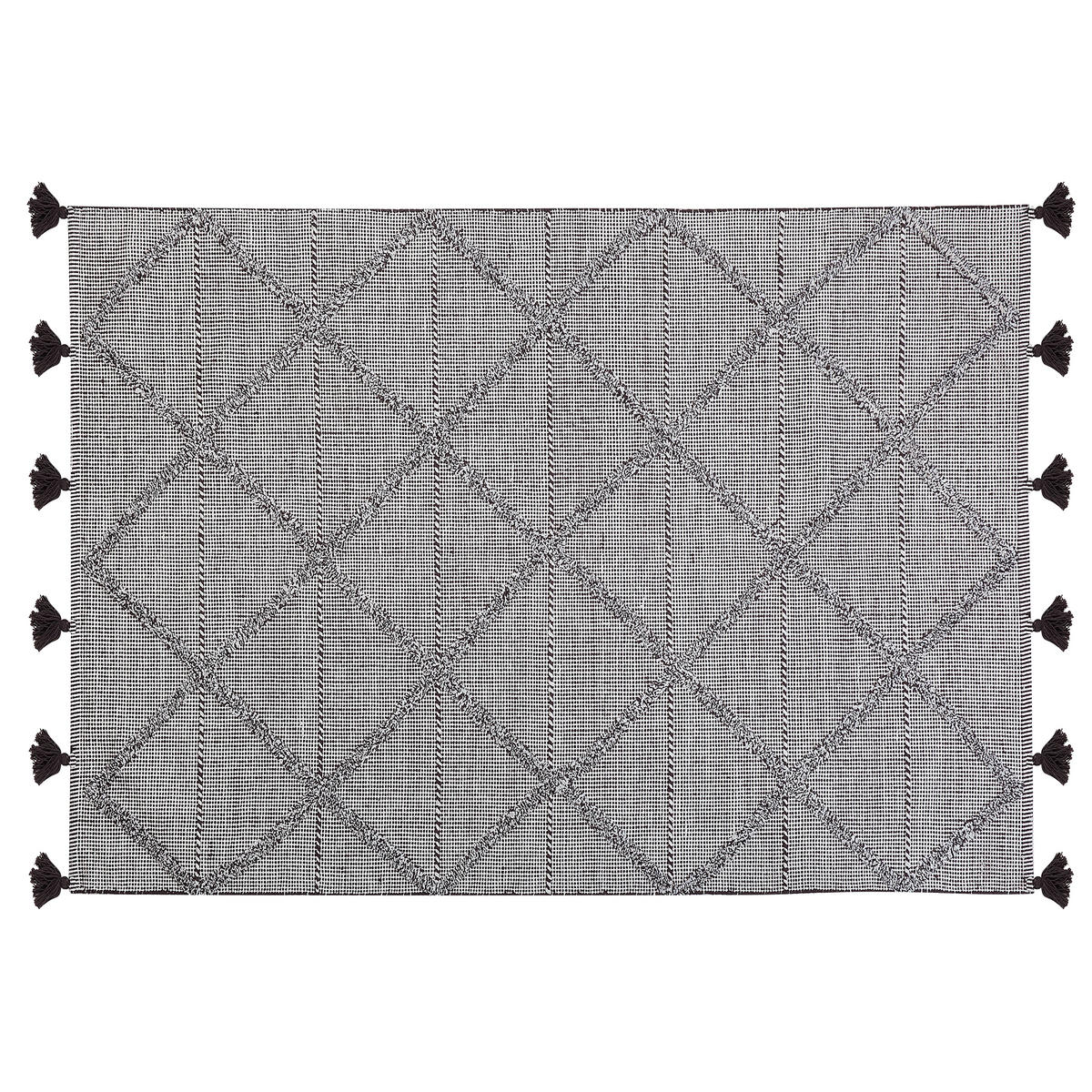 KURZFLOR-TEPPICH Tuzla 200/140 cm - Braun, Textil (140/200cm) - Beliani