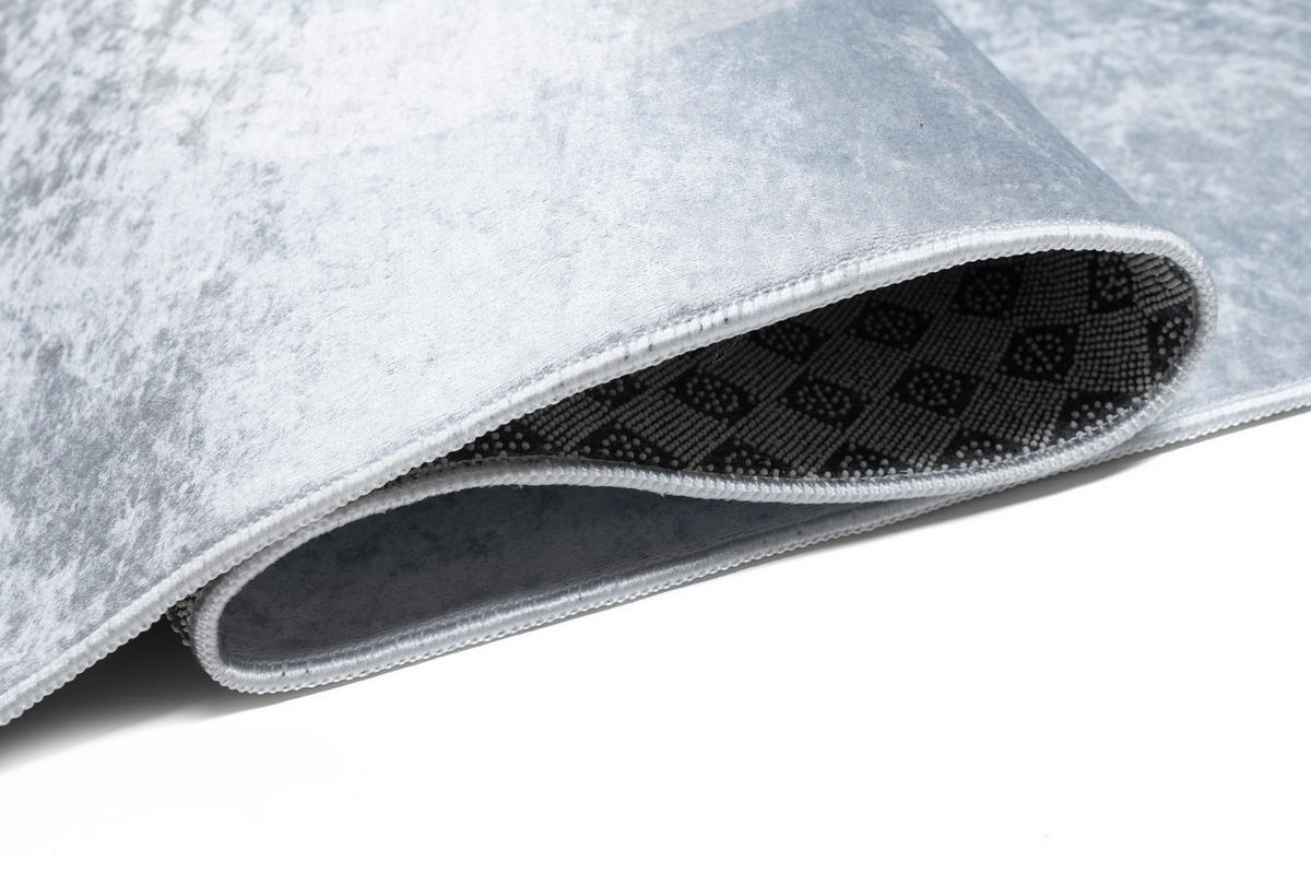 TEPPICH EMMA Grau 140/200 cm - Grau, Kunststoff (140/200cm) - Tapiso