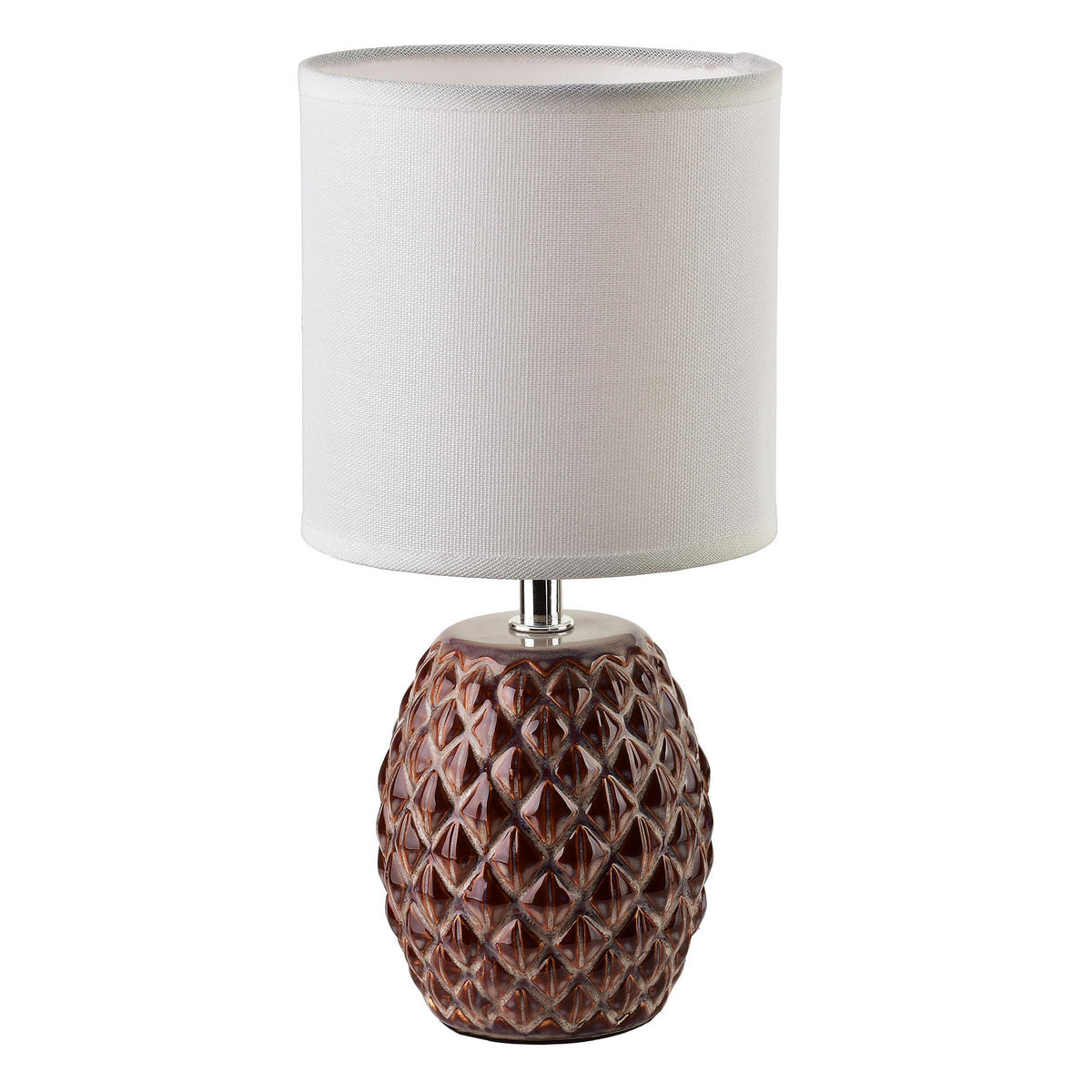 TISCHLAMPE Dunkelbraun 10/14/28.5 cm Keramik - Dunkelbraun, Keramik (10/14/28.5cm) - Mondex