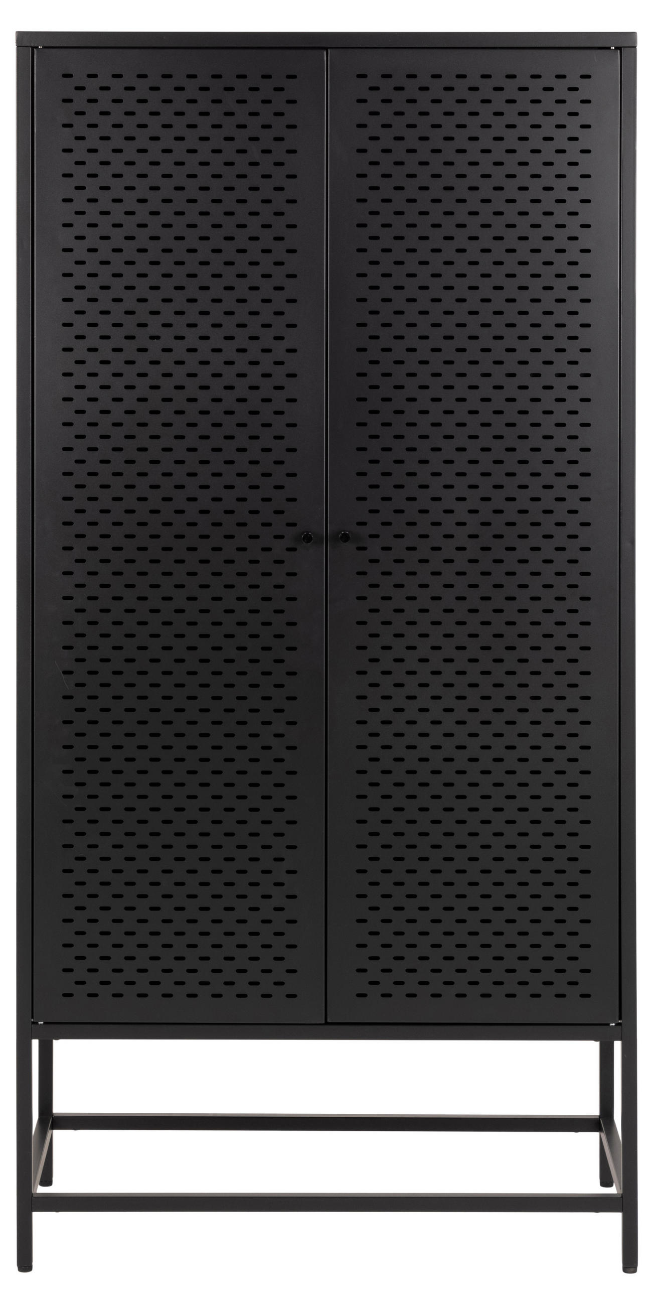 HIGHBOARD Newcastle  in 80/160/40 cm  - Schwarz, KONVENTIONELL, Metall (80/160/40cm) - MID.YOU