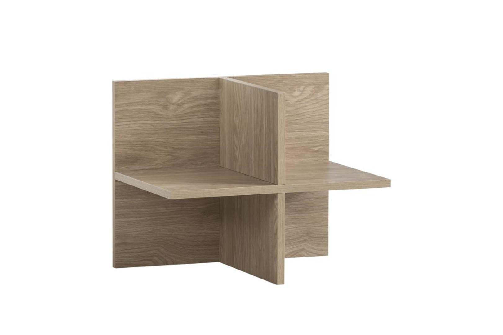 REGALKREUZ Swan 38x48x33 cm Eiche/Weiß - Eichefarben, Holz (48/38/33cm) - PROREGAL