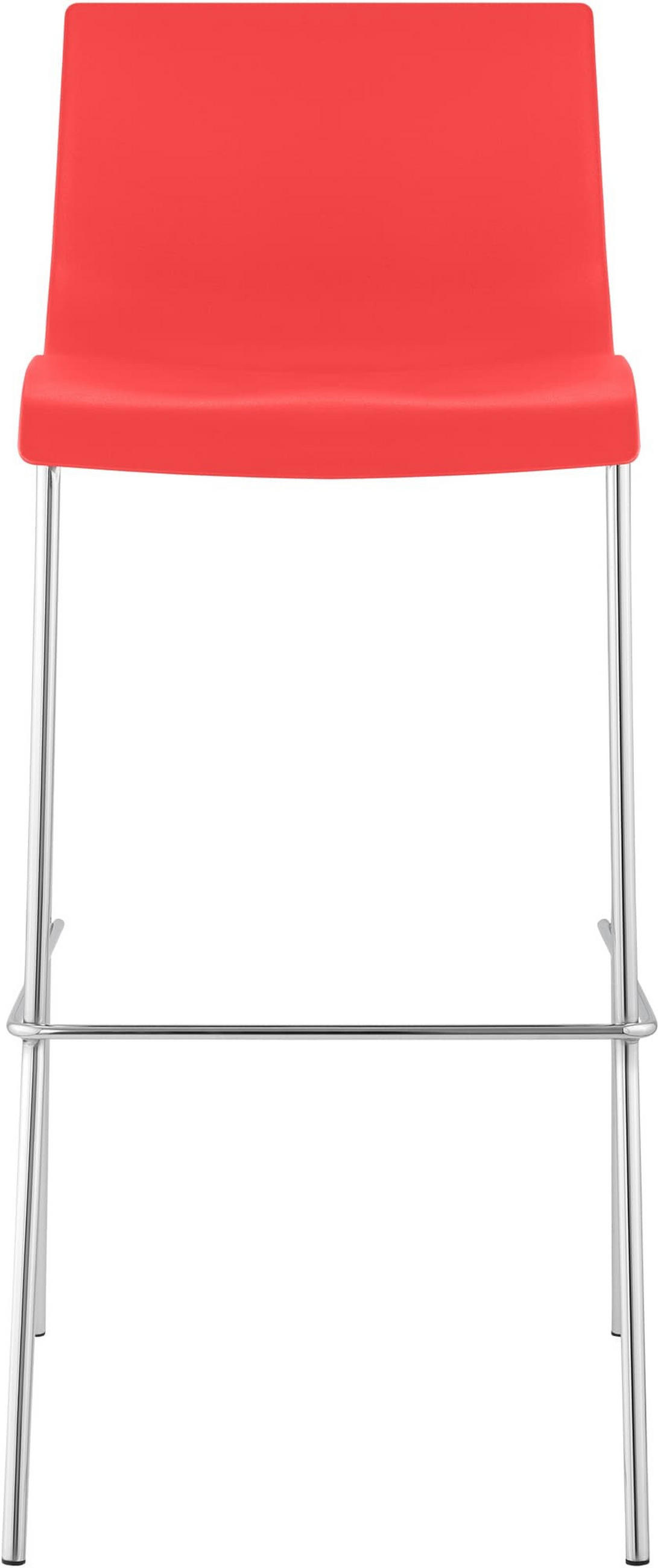 BARHOCKER Hover 100x43x48 cm rot - Rot, Kunststoff (43/100/48cm) - furnicato