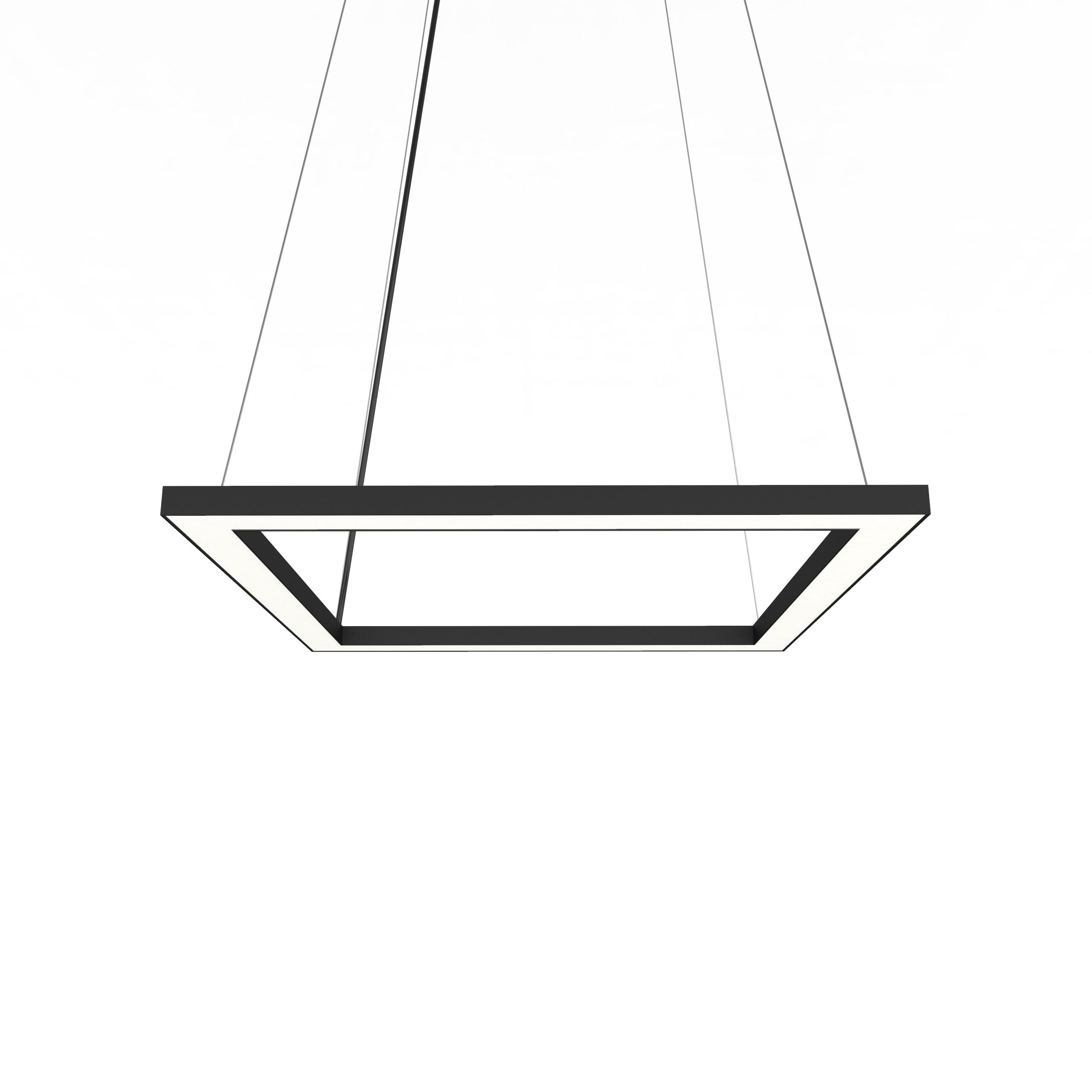 LED-HÄNGELEUCHTE - Schwarz, Metall (40/40/100cm) - Lumicom